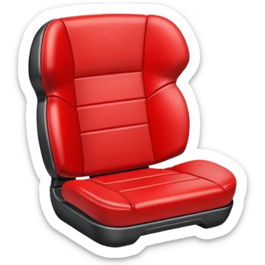 Generate an Airbnb category syle icon of a broken football seat sticker