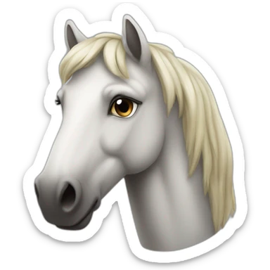 Wieherndes Pferd sticker