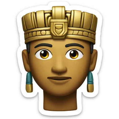 tumi gold inca sticker