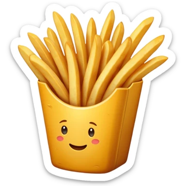 patatine fritte sticker