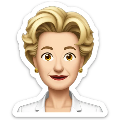 Ursula von der Leyen sticker