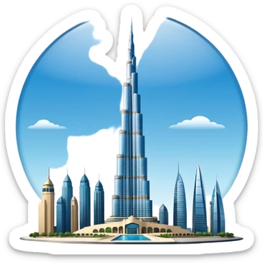 burj khalifa sticker