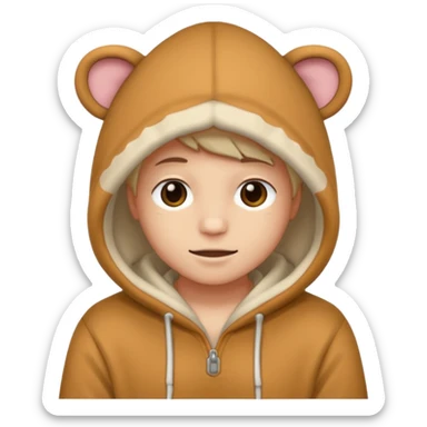 Animal Hoodie  sticker