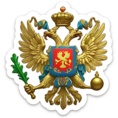 Russian coat of arms sticker
