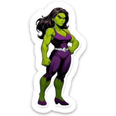 Hulk wife  sticker