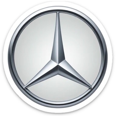 Mercedes-Benz logo sticker