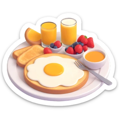 breakfast sticker