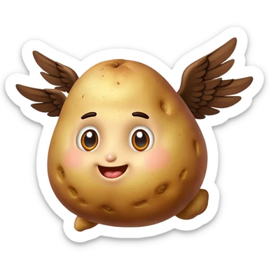 patate volante sticker
