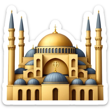 Hagia Sophia  in a emoji  sticker