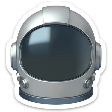 astronaut helmet sticker