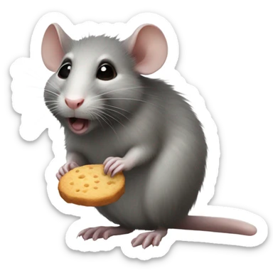 cute  rat sticker