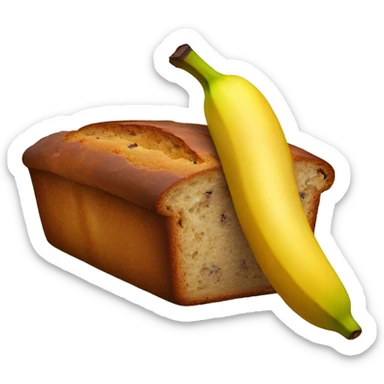 Banana bread sticker