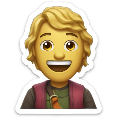 Duendecito parecido a lumpalumpa sticker