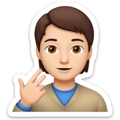 Talking to brick wall sticker