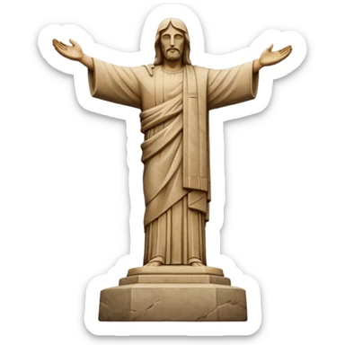 Christ the redeemer sticker