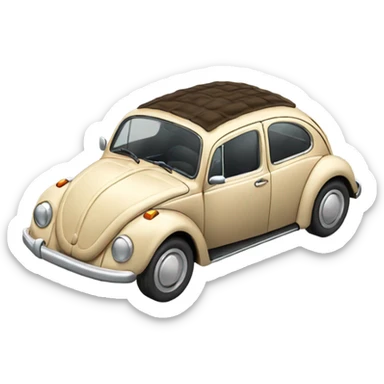  beige Beetle with sunroof sticker