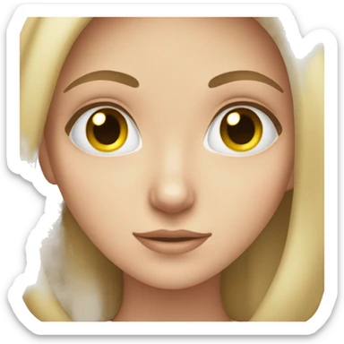 white girl searching something sticker