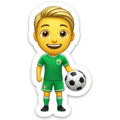 Happy for a soccer goal sticker