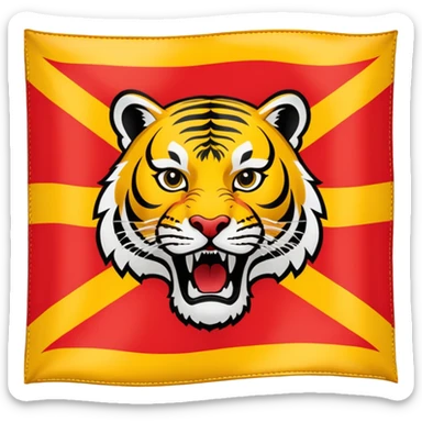 Tamil eelam libration tigers flag sticker