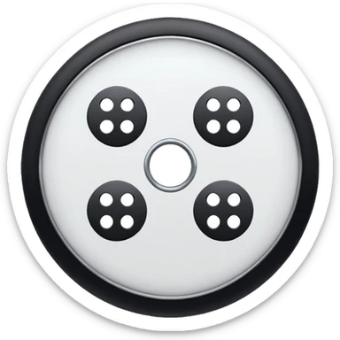 tailor's button 4 hole sticker