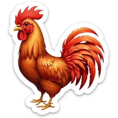 Cock sticker