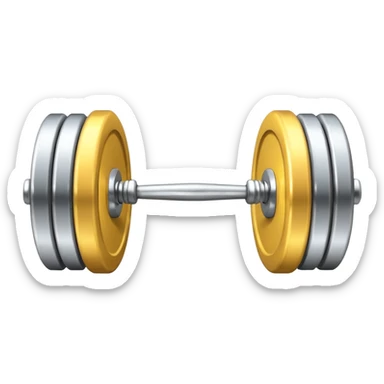 Barbell piercing  sticker