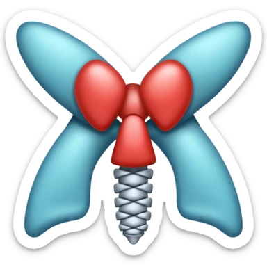 Thyroid gland sticker