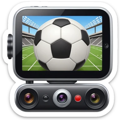 smart camera for recording football games sticker