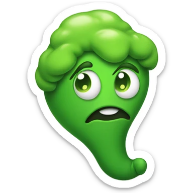 green poop sticker