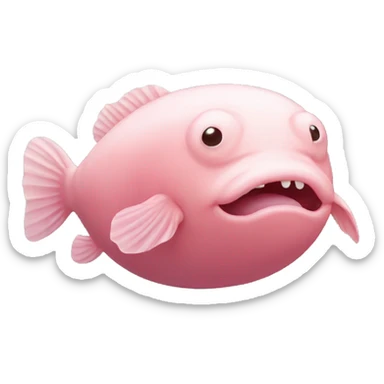 Blobfish sticker