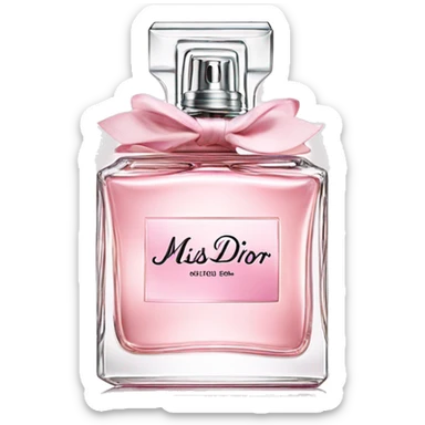 Miss dior perfume sticker