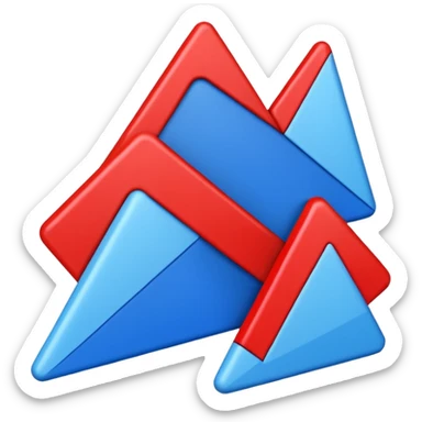 superbowl blue (#00A3E0) and red (#F9423A) sticker