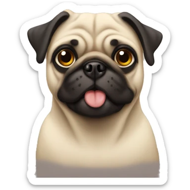 Pug sticker