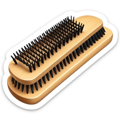 Cepillo de cabello sticker