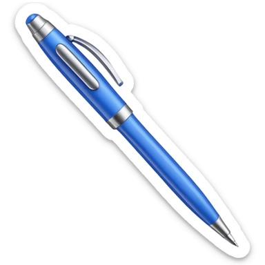 Ballpoint pen with click top

 sticker