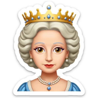 queen charlotte from bridgerton sticker