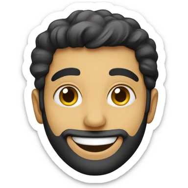 persian smiling sticker