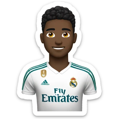 Jugador inglés negro Del Real Madrid  joven  sticker