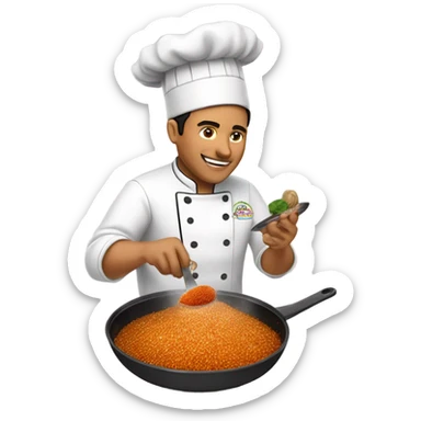 Latino seasoning food with adobo sticker