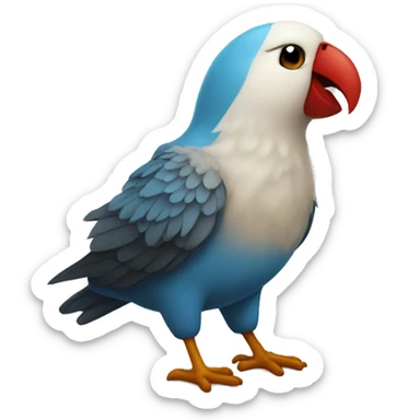 un beso de pájaro  sticker