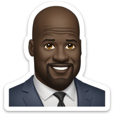 shaquille o neal sticker