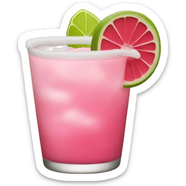 pink margarita  sticker