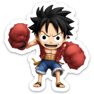 luffy gear 5th sticker