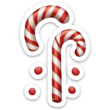 candycane sticker