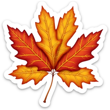 Autumn sticker