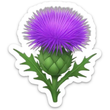 thistle sticker