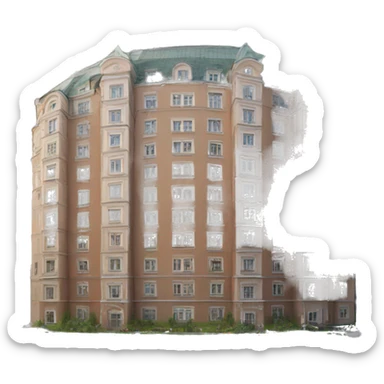 new residential in Moscow sticker