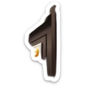 hotel room door modern hallway with spotlight up sticker