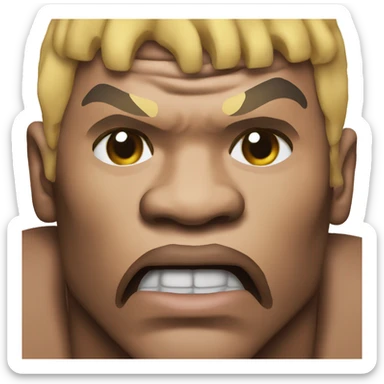 Mike Tyson knocking Jake Paul out sticker