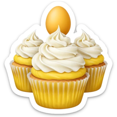 Eggs Cupcakes sticker